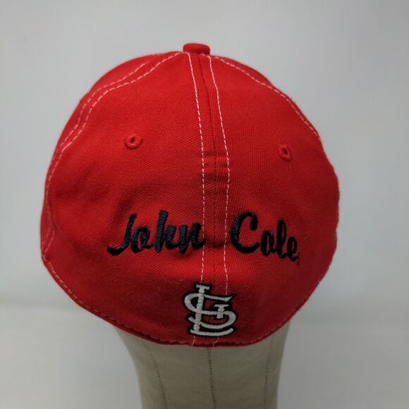 New Era 39Thirty Men's MLB St. Louis Cardinals Hat Red White Size M/L John Cole - Picture 9 of 14